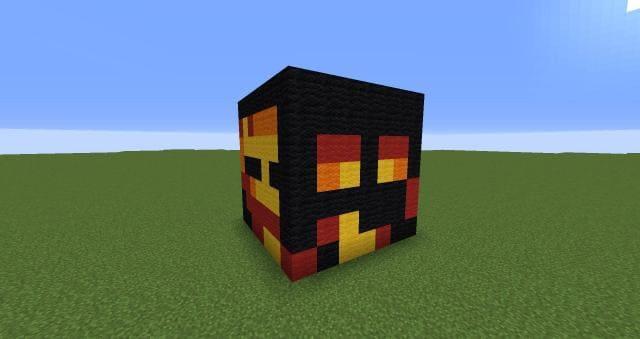 Магмовый куб вид спереди