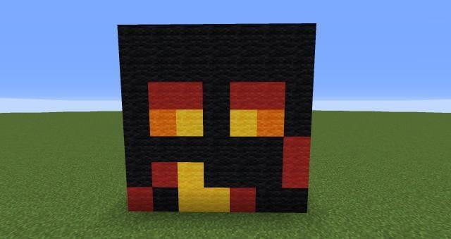 Магмовый куб вид спереди 2