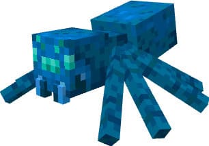 Ярко-синий снежный паук