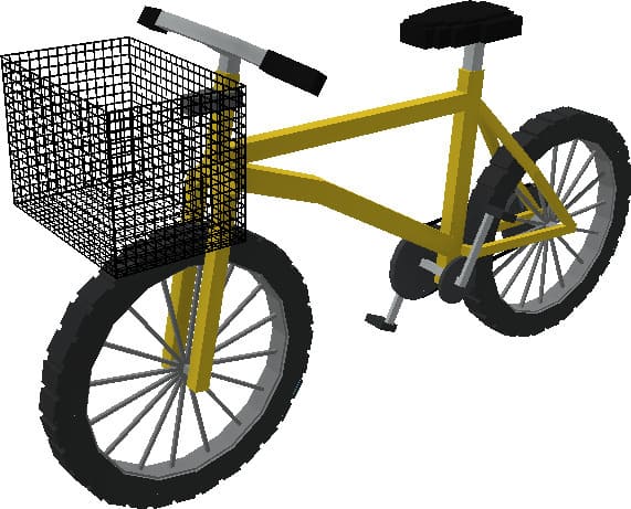 Желтый велосипед