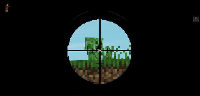 Использование оптического прицела