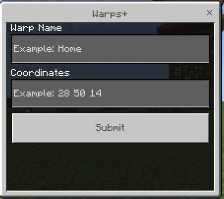 Установка точки телепортации