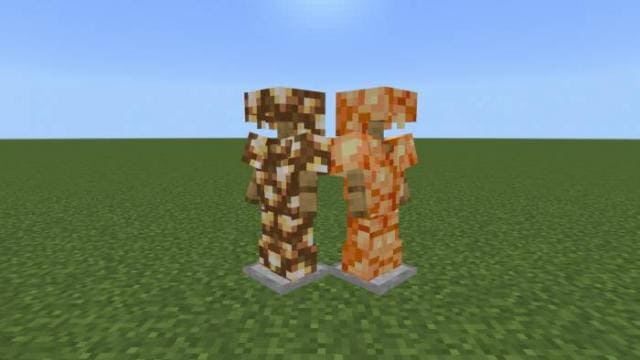 Броня из светящегося камня и грибосвета