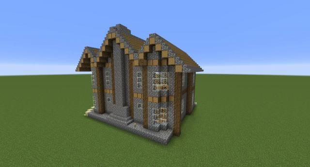 Симпатичный домик вид сзади