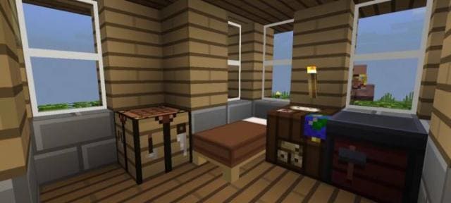 Минималистичный стиль комнаты в деревне