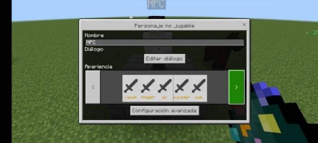 Переключение параметров NPC