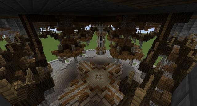 Парящая арена вид внутри 2