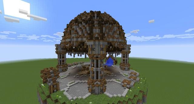 Парящая арена вид спереди