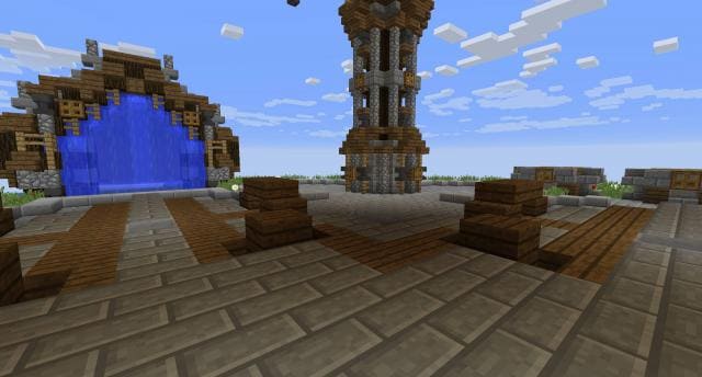 Парящая арена вид внутри 3