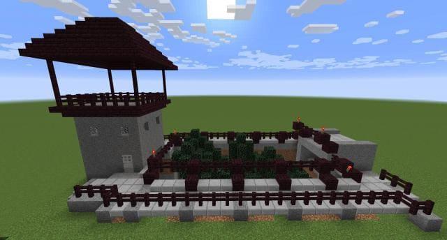 Загон для животных вид спереди 2