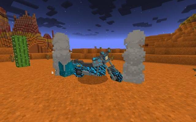 Голубой адский мотоцикл