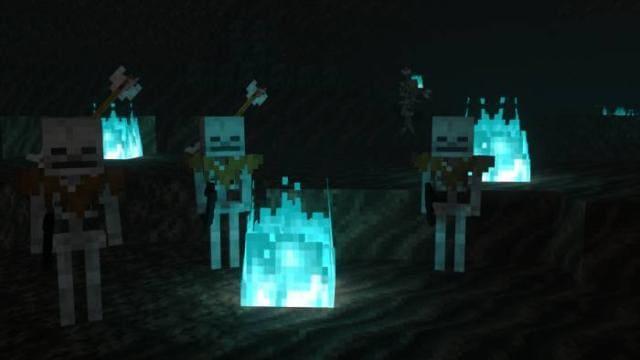 Скелеты у огня душ