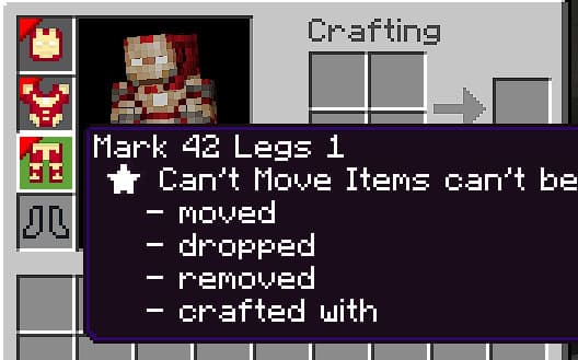 Закрепление брони в слоте