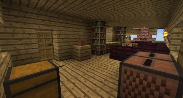 Дом-дерево вид внутри 3