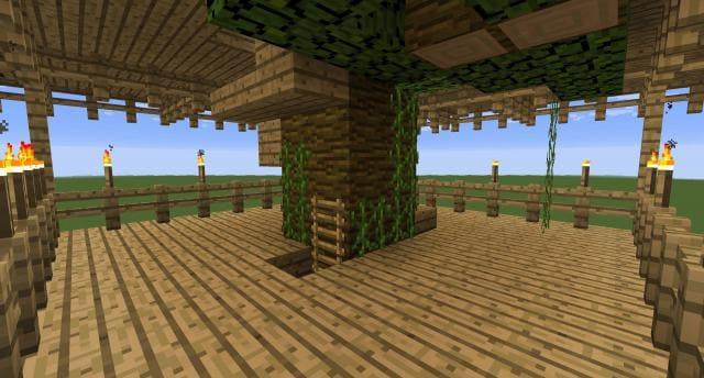 Дом-дерево вид внутри