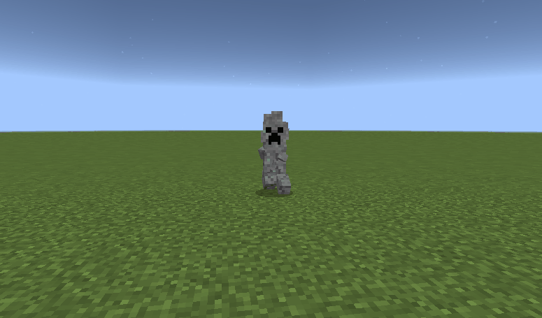 Новая анимация взрыва крипера