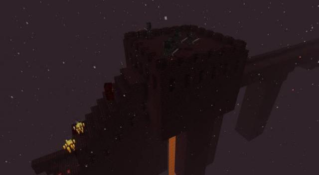 Крепость Нижнего Мира в скайблок