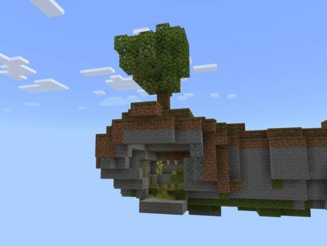 Пышная пещера в небе