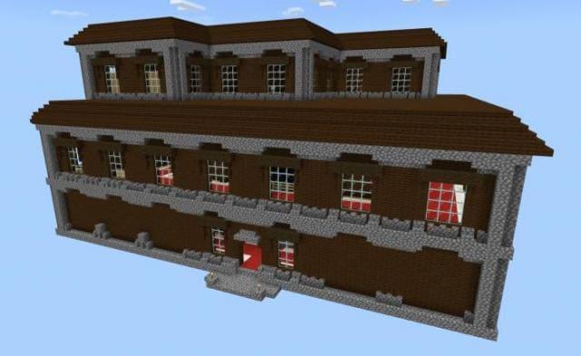 Заброшенный особняк в воздухе