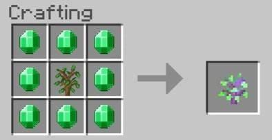 Крафт изумрудного саженца