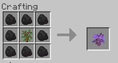 Крафт угольного саженца