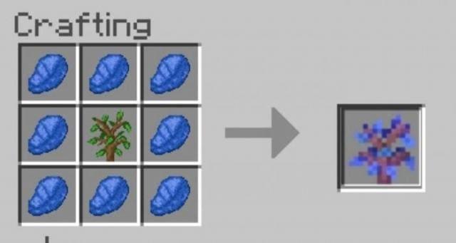 Крафт лазуритового саженца