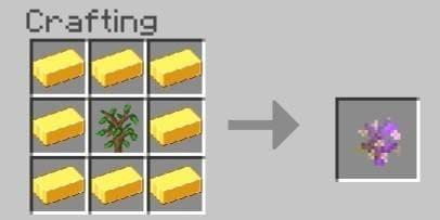 Крафт золотого саженца