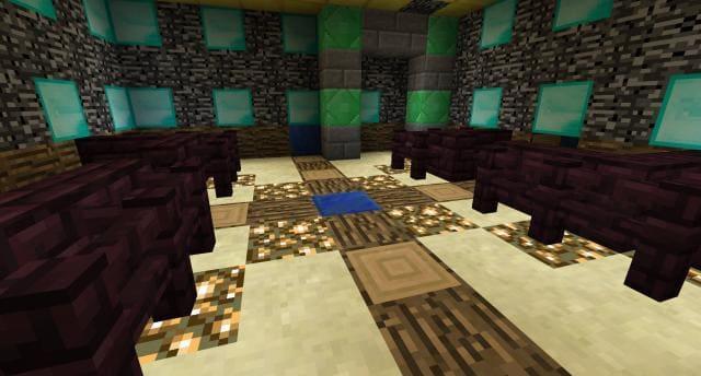 Компактное лобби вид внутри 3