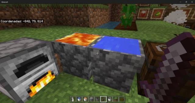 Сосуд с лавой и водой