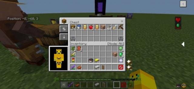 Инвентарь персонажа