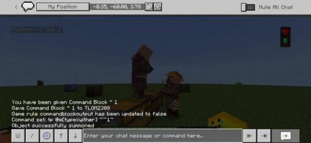 Экран чата в игре