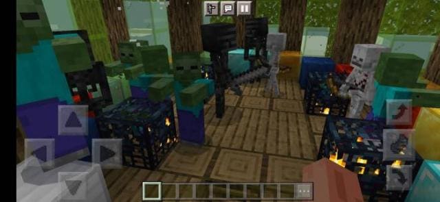 Куча монстров внутри дерева