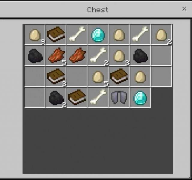 Добыча с сундука