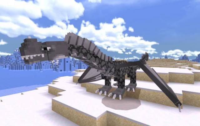 Крылатый дракон с 4 ногами