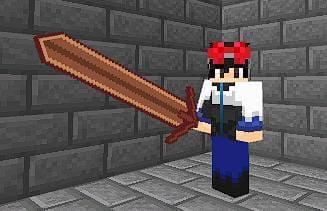 Деревянный клеймор