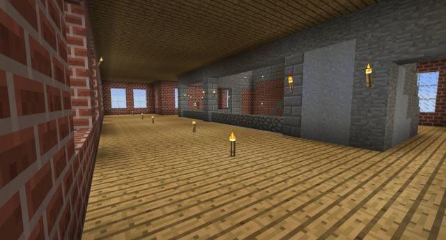 Дом из кирпича вид внутри 5