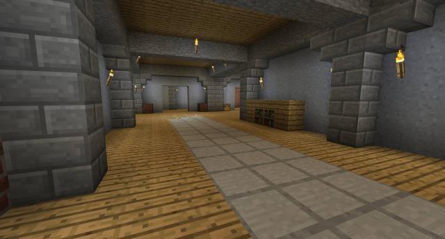 Дом из кирпича вид внутри