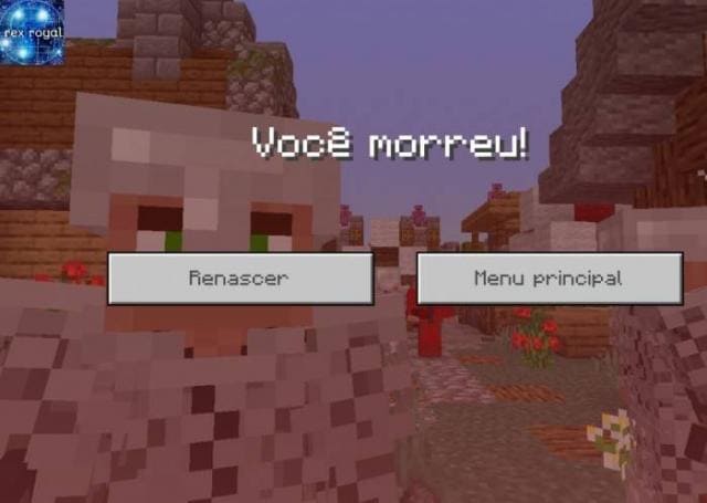 Игрок умер от деревенских защитников