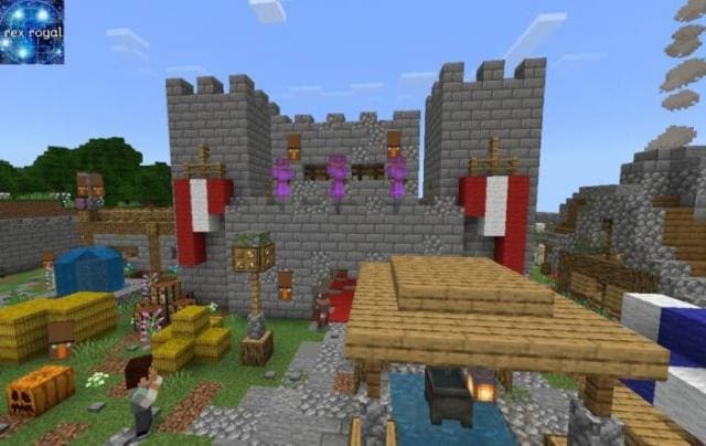 Большой замок деревенских жителей