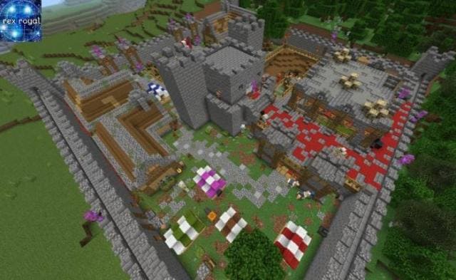 Вид на большой замок