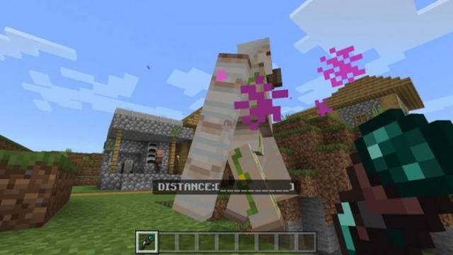 Игрок управляет Железным големом