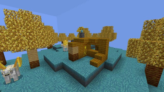 Золотистые деревья