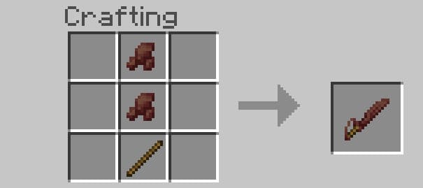 Темно-коричневый меч из чешуи небесного моряка