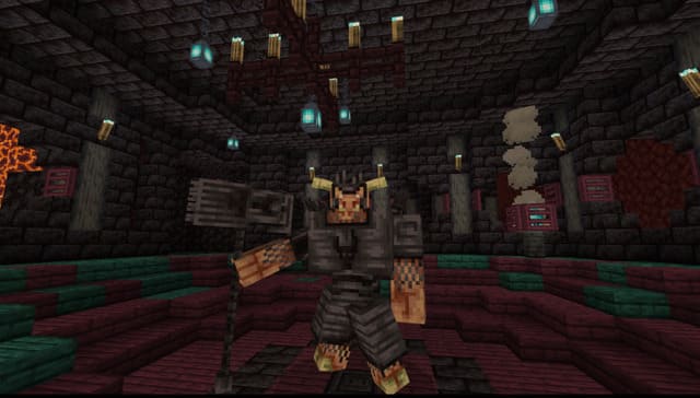 Иг стоит перед вулканом