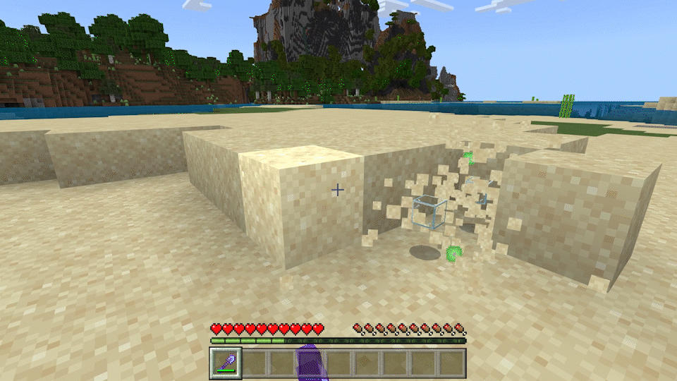 Автоматическая переплавка блоков лопатой