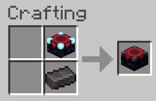 Крафт незеритового стола зачарования