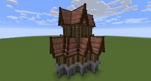 Старинный дом вид сзади