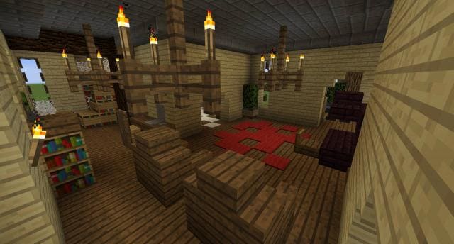 Старинный дом вид внутри