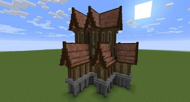 Старинный дом вид спереди