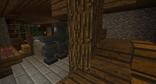 Старинный дом вид внутри 3